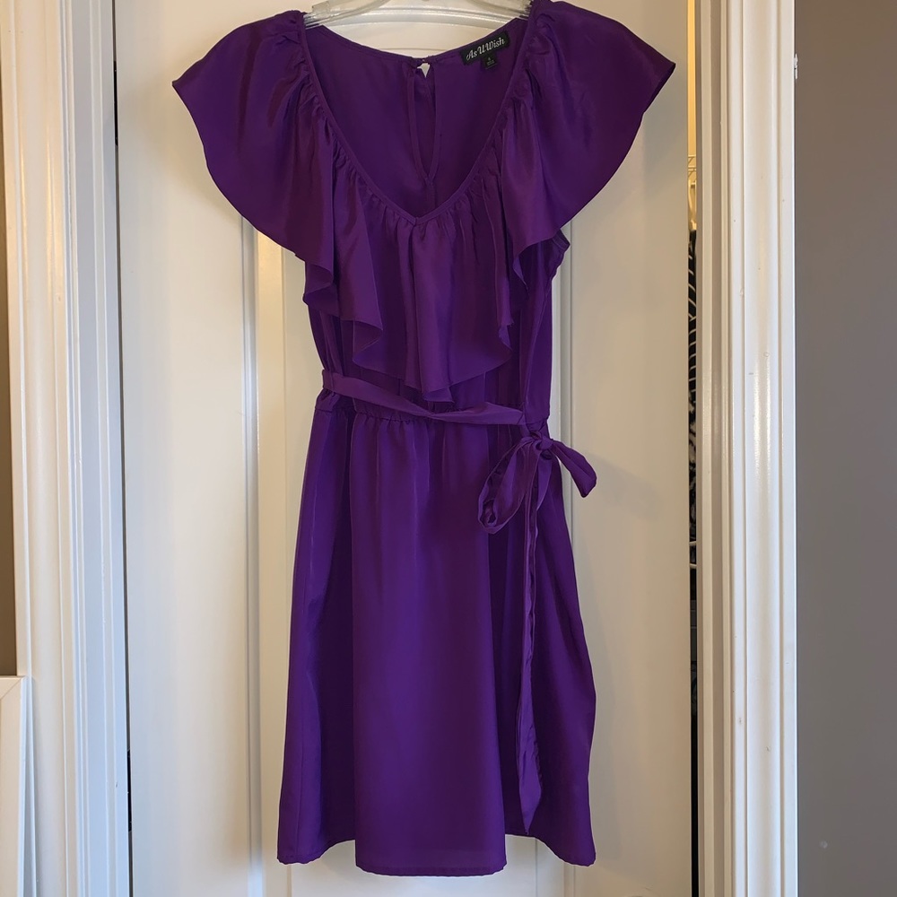 As U Wish purple dress
